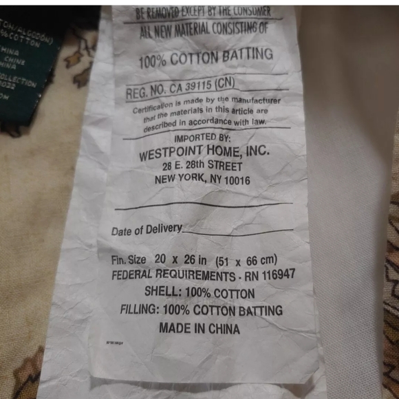 Lauren Ralph Lauren Newbury Port Pailsey Quilted 2 Pillow Shams Cream 20 X 26 In - Picture 8 of 11